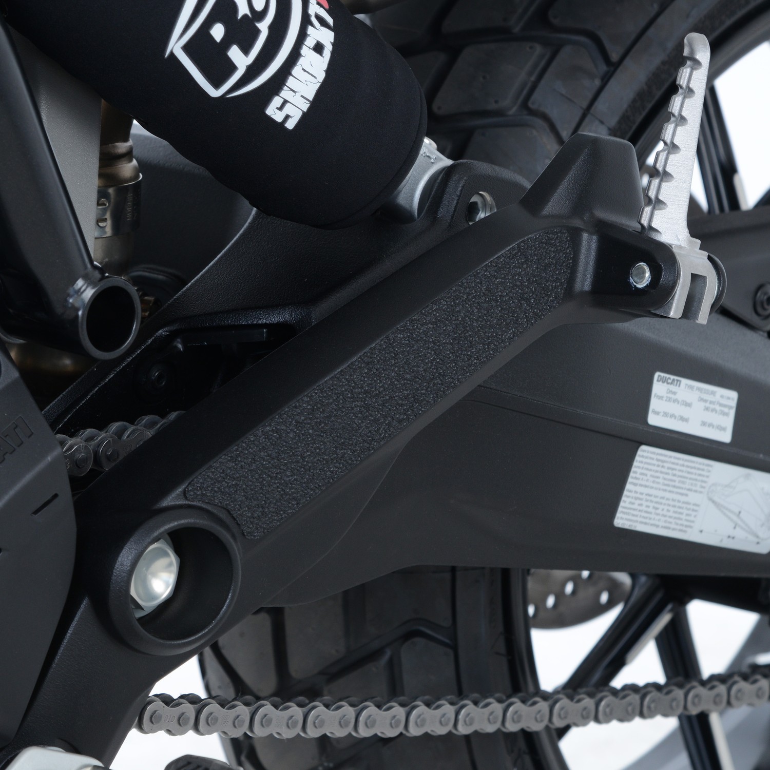 R&G Racing Boot Guard 2-Piece for Ducati Scrambler 1100 '18-'22 R&G Racing Boot Guard 2-Piece for Ducati Scrambler 1100 '18-'22